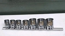 MATCO TOOLS USA 3/8" DRIVE 7 PC WEATHER HEAD SOCKET SET 7/16" to 27/32"
