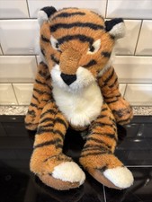 VTG 90 s Russ Berrie Co Tickles Bengal Tiger 16" Weighted Plush Stuffed Animal