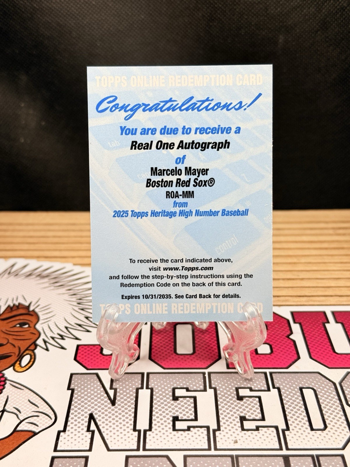 Marcelo Mayer 2025 Topps Heritage High Number Real One Autograph Rookie RC