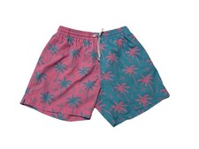 Chubbies Prince Of Palms Classic 5" Inseam Swim Trunks Size Medium Mesh Lined