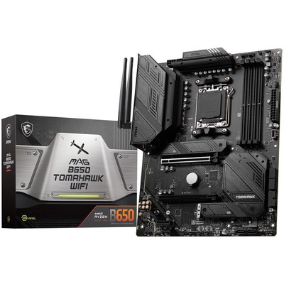 MSI MAG B650 TOMAHAWK WIFI Motherboard ATX Socket AM5 AMD B650 7D75-001R