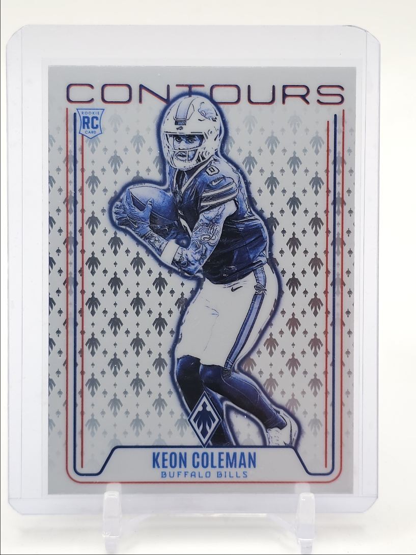KEON COLEMAN 2024 PHOENIX CONTOURS ROOKIE FOOTBALL BILLS RC Q4641