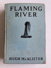 Vintage Flaming River by Hugh McAlister Hardcover Book