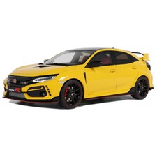 Honda Civic Type R FK8 Eurospec 1/18 Resin Mini Model Yellow 2020