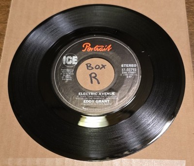 Eddy Grant: Electric Avenue/Time Warp - NM | 1982 Synth Pop, Reggae 45rpm
