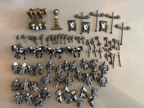 25+ Mega Bloks Dragons Krystal Wars Figuren Waffen Schilde Zubehör großes Konvolut