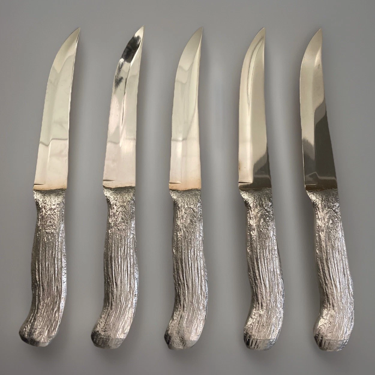 NEW SET Of 5: Vintage AYCOCK Slicer Knife, 5” Blade, Non-serrated, Rooster Logo
Opens in a new windo