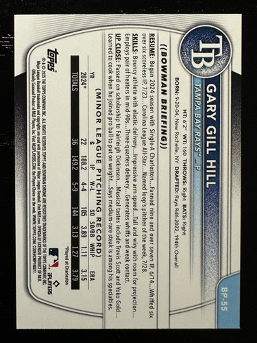 2025 Bowman Prospects - You Pick Base Paper #BP1-BP150 - 1st Bowmans - All Cards - Picture 110 of 300