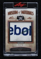 2021-22 Leaf Art of Hockey Museum Materials Bronze /12 Nikolai Khabibulin 2o7