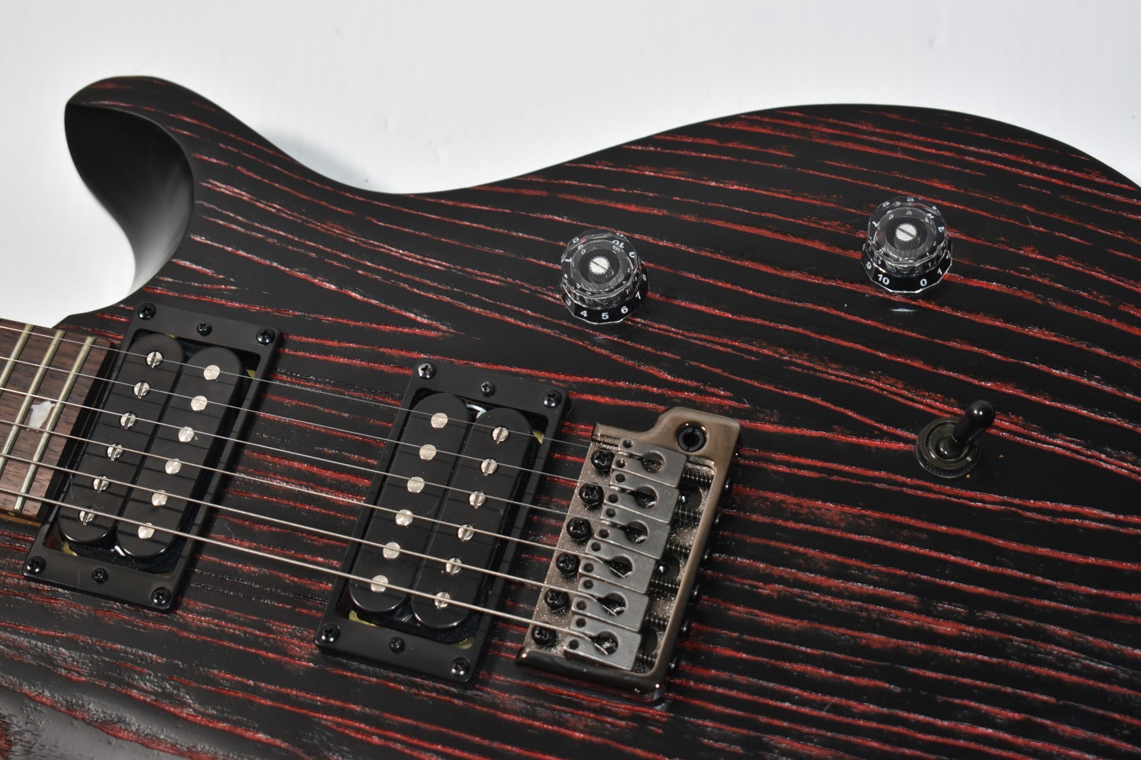 PRS SE Swamp Ash Sandblasted CE 24 Ltd. Ed. Guitar Sandblasted Red w/ Soft Case