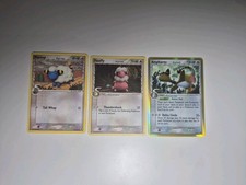 Pokemon Mareep 54/101, Flaaffy 30/101 and Ampharos 1/101 Dragon Frontiers Cards