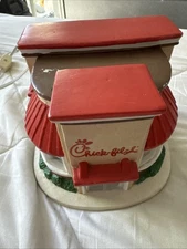 Santa's Best Chick-fil-A Illuminated Porcelain Building Christmas House