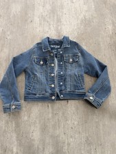 Cat Jack Girls' Denim Jacket Soft Light Wash Size Small 6/6x Long Sleeve
