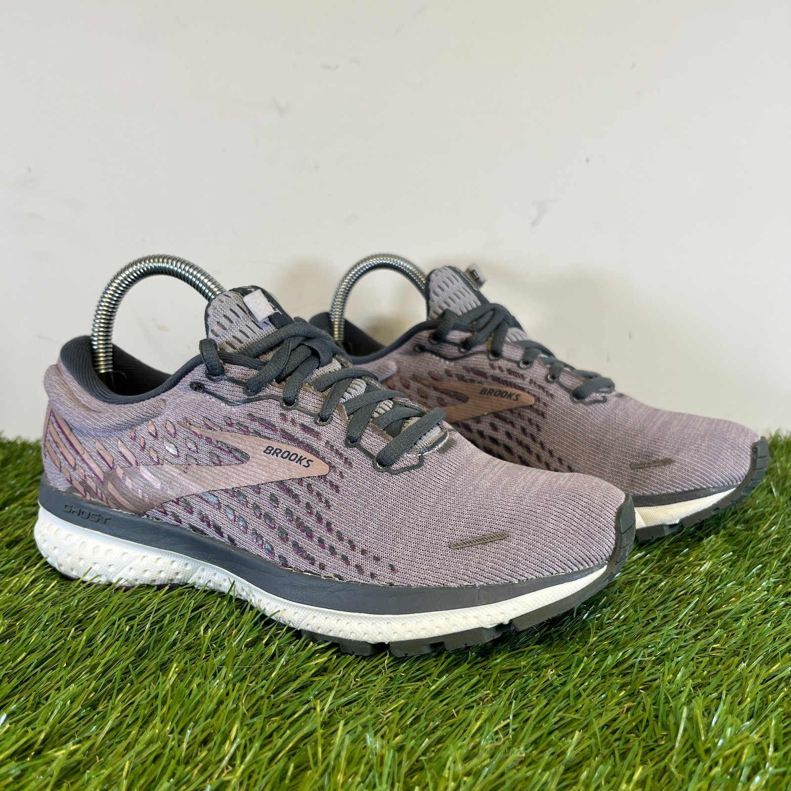 Brooks Trainers Size 4.5 Womens Lavender Ghost 13 Athletic Walking Running Shoes