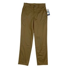 Nautica Boys School Uniform Tapered Jogger Pants Sz 16 Regular Burnished Khaki