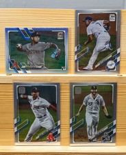 2020 Topps Series 1 Lot (4) – Humberto Mejia RC Rainbow Foil + Urias Devers Giol
