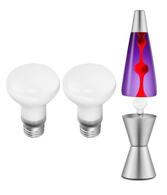 2-Pack 100W Lava Lamp Bulb, R20 Reflector E26 Base, AC 120V Lava Lamp Light B...