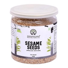 Organicana White Sesame Seeds 250g | 100% Clean & Natural | Everyday Cooking 47.17 per gallon