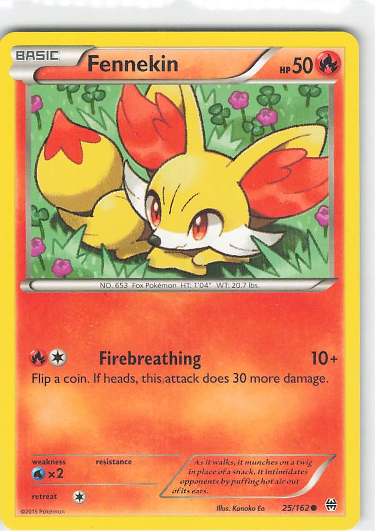 Fennekin Common XY - BREAKthrough 25/162 LP