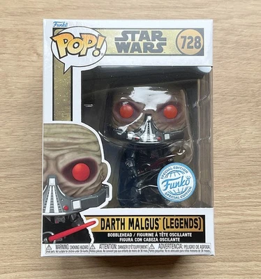 Funko Pop Star Wars Darth Malgus (Legends) #728 + Free Protector - Image 1 of 4