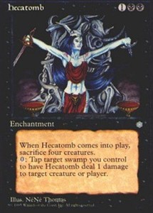Hecatomb - Ice Age - Magic: The Gathering