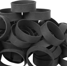 Rubber Bands Size 82, 60Pcs Tactical Rubber Bands Black Wide Elastic Bands for