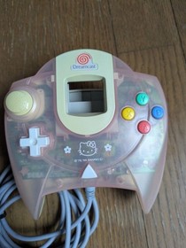 SEGA Dreamcast Hello Kitty Limited Set HKT-3000 Console Pink Tested Working