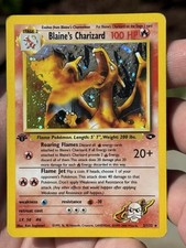 Pokémon TCG Blaine's Charizard 2/132 Gym Challenge 1st Ed Holo EN on eBay