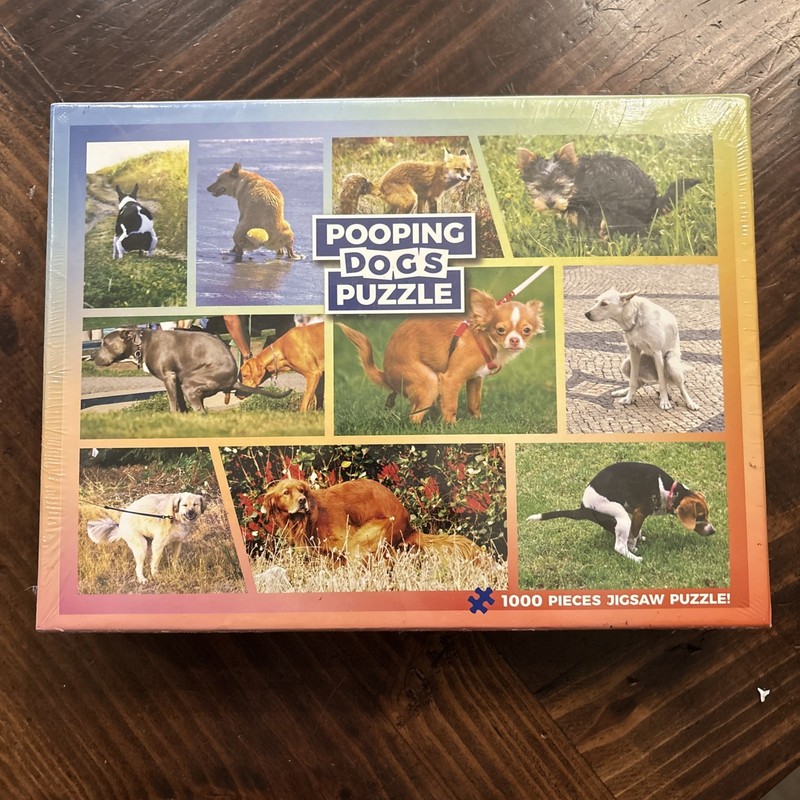 Pooping Dogs Puzzle, 1000 Pieces