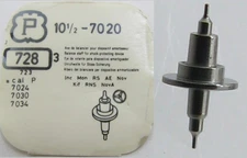 Peseux 7020 7024 7030 7034 movement part: balance staff #728 / 3 arms