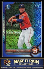 Dauri Lorenzo 2022 Bowman Chrome Prospects Blue Shimmer Refractor #BCP-11 #/150