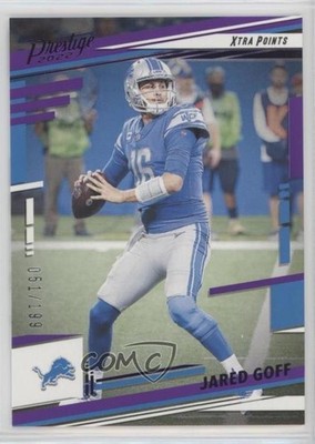 2022 Panini Prestige Xtra Points Purple /199 Jared Goff #95 15sx