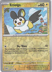 Emolga 069/167 Twilight Masquerade Reverse Holo Common