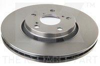 2X NK Bremsscheibe 2045122 FüR Toyota Avensis Verso Corolla Auris VAN ZGR20_ VVT