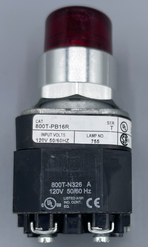 Allen Bradley 800T-PB16R 30mm Momentary Push Button