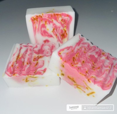 Peppermint Saffron Soap Bar