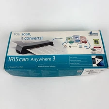 IRIScan Anywhere 3 Mobile Document Scanner OCR Software Paperless READ