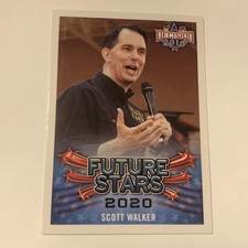 Decision 2016 Card #109 Scott Walker Future Stars 2020