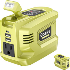 220W Portable Power Inverter Compatible with Ryobi 18V Battery Tool Only , DC 1