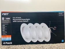 Feit Electric 5-6In 14.3W Led Recessed Downlight 4Pk