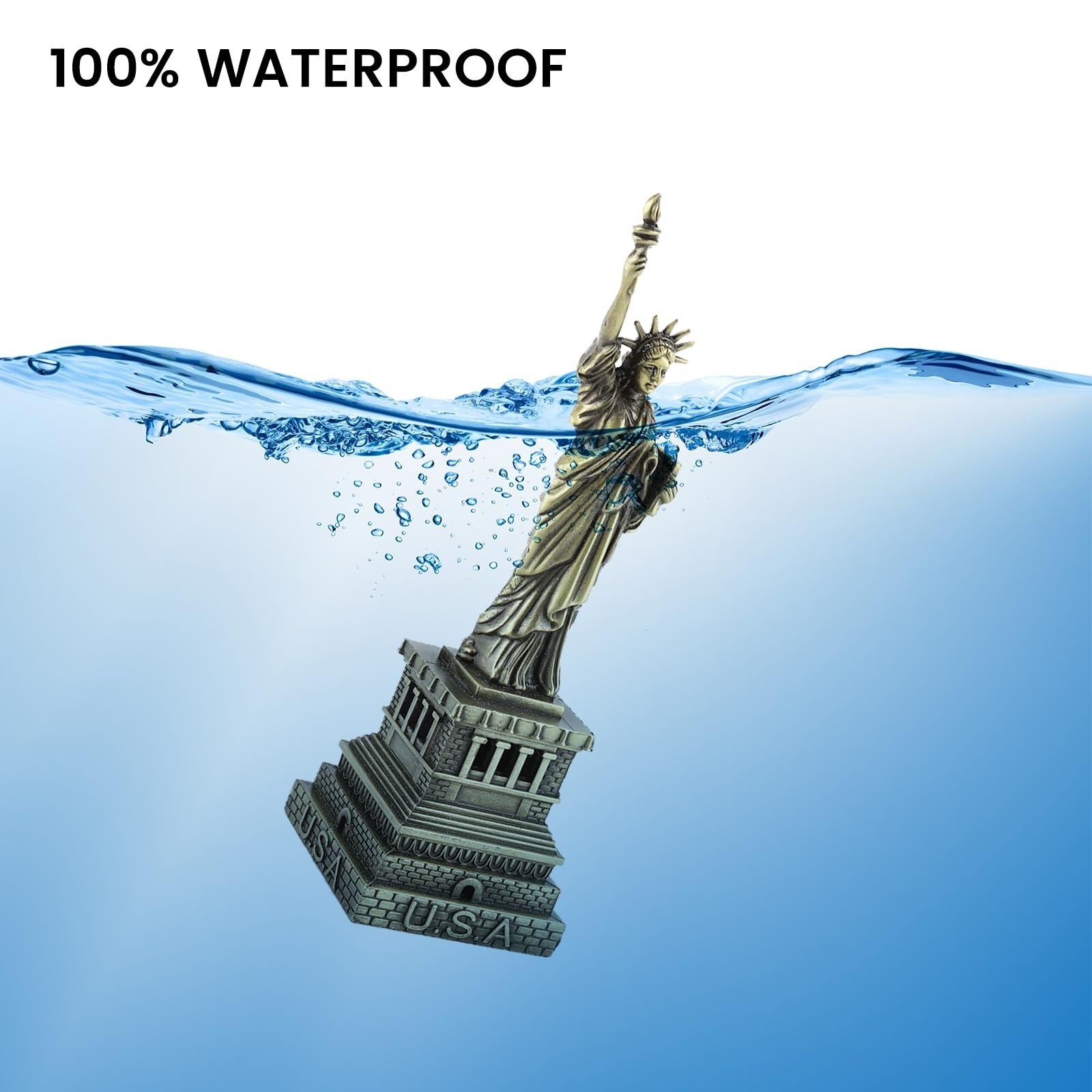 Topyond Statue of Liberty Figurine Souvenir, Metal Building Model, Souvenir a...