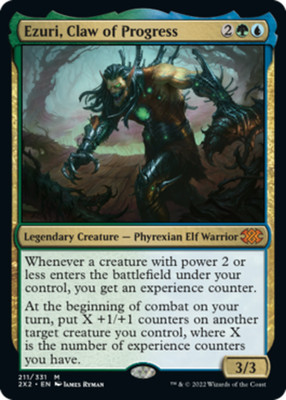x1 Ezuri, Claw of Progress M MTG Double Masters 2022 M/NM, English