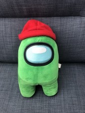 Large 12” green crewmate Among us plush soft toy Toikido