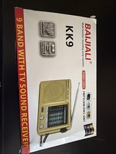 Portable AM/FM Radio Retro Battery Operated Pocket Radio with Powerful Spea...