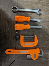 Assorted Kid Tools Black and Decker Pretend Tools Lot of 5 Pieces CB