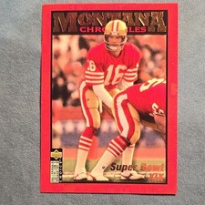 1995 Upper Deck  Collector's Choice Joe Montana Chronicles JM4 49ers NFL SB XIX