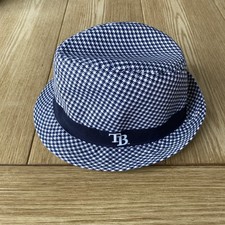 Tampa Bay Rays Cap Houndstooth Fedora Hat MLB Major League Baseball