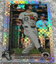 2025 Topps Chrome Mega Box ANDREW BENINTEN DI #197 X-Fractor Chicago White Sox