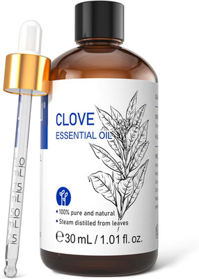 HIQILI 1 Fl Oz Clove Oil for Teeth and Gums, Oral Care, DIY Clean Spray, Aromath