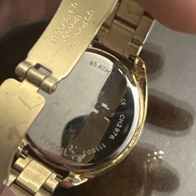 Women\'s Gold-Tone Stainless Fossil Land Racer Chronograph Watch with Date CH2976 Land Racer Women main image 4